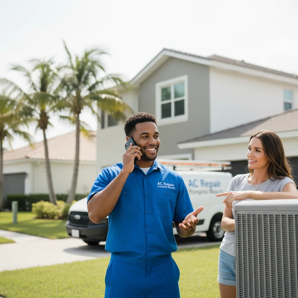 AC Repair Pompano Beach customer support in Spiro